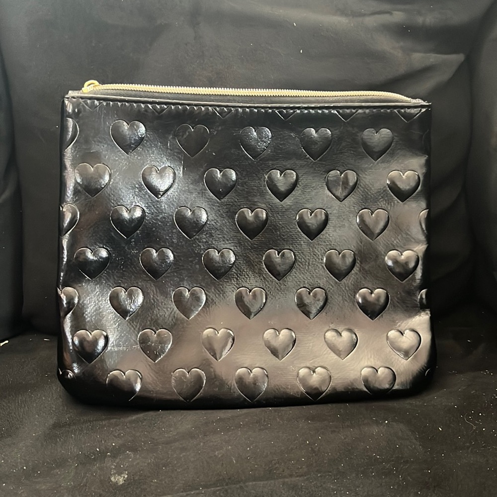 Heart Covered Cosmetic Bag
